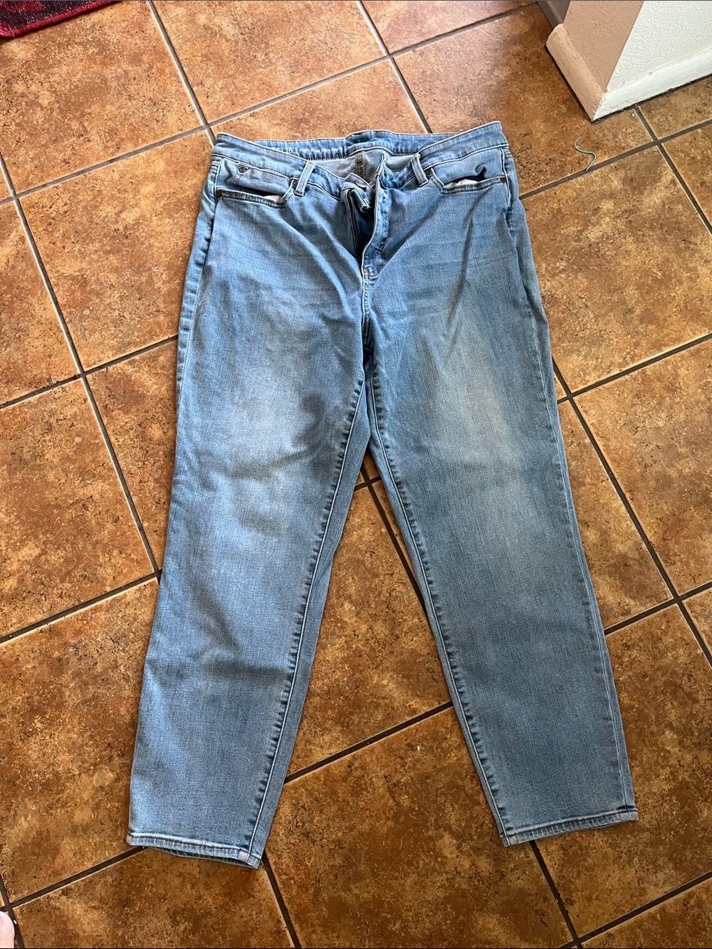 Talbots High Rise Slim Ankle Flawless Jeans Size 16